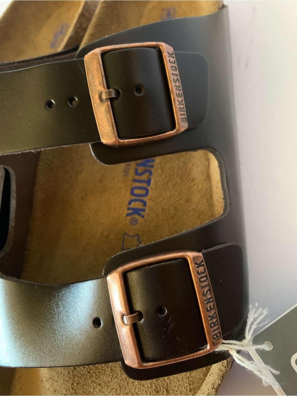 ❌FINAL PRICE❌NWT. Birkenstock Men’s Leather Double Strap Sandals - Picture 4 of 11